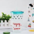 thumbnail image 6 of SPRING PARK Water Bottle Flash Powder With Straws Drinking Straw Cup Drinkware, 6 of 7