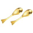 thumbnail image 5 of Creative Coffee Stirring Spoons 304 Stainless Steel Ergonomic Design Fish Shape For Daily Use 2Pcs, 5 of 5