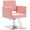 Pink, variant on BarberPub Classic Styling Salon Chair for Hair Stylist Hydraulic Barber Chair Beauty Spa Equipment 8821
