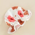 thumbnail image 6 of Mnyotv Toddler Baby Girl Swimsuit 3pcs Bathing Suit Bikini Tops and shorts with sun hats for girls, 6 of 7