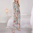 thumbnail image 3 of Sikiie Trendy Floral Design Women's Long-Sleeve Shirt and Full-Length Bottom Pajama Set (s-xxl)-XX-Large, 3 of 7