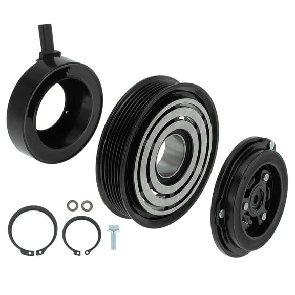 Air Conditioner AC Compressor Clutch Kit for Chrysler Pacifica 2017-2022 V6 3.6L for Chrysler Voyager 2020-2022 for CVC/7SBH17C AC Compressor Clutch Pulley w/Bearing No.68225206AA