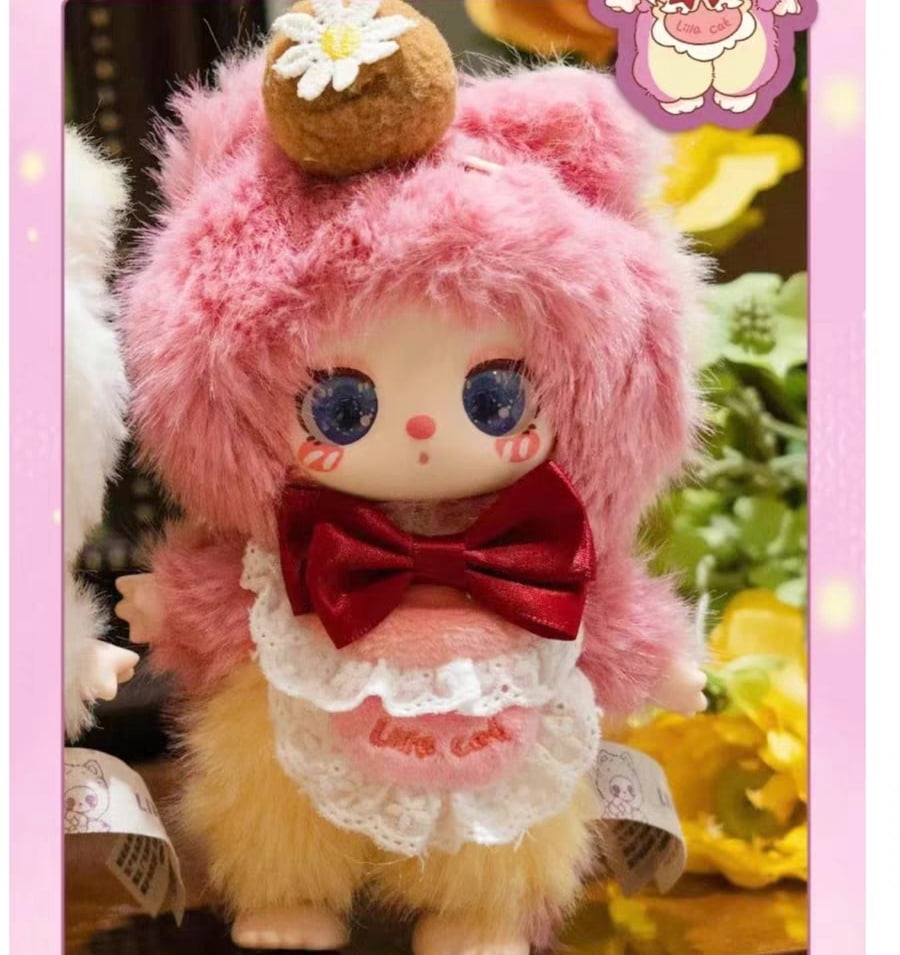 Baby Three Liila's Chef Kitten V4 Series Random Eyes Blind Box Cute Plush Figure