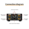 thumbnail image 4 of fankhu 50Wx2 Digital Audio Power Amp Class D CS8673E HiFi Mini Amplifier With Digital Display Bluetooth-compatible 5.0 Plug and Play AUX TF Home Theater, 4 of 9