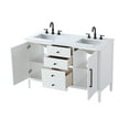 thumbnail image 6 of Elegant Lighting VF29654DGR Blakely 54" Free Standing Double Basin Vanity Set - Grey, 6 of 7