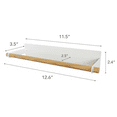 thumbnail image 6 of Yamazaki Home  Magnetic Kitchen Towel Hanger - Two Sizes, Steel and Wood, Paper Towel, Holds 2 lbs, 6 of 6