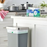 (4 pack) Great Value Strong Flex 13 Gallon Tall Kitchen Trash Bags, Mint Scent, 40 Count