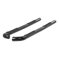 ARIES 202004 3-Inch Round Black Steel Nerf Bars, No-Drill, Select Toyota Tacoma