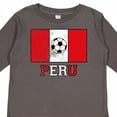 thumbnail image 4 of Inktastic Peruvian Soccer Boys or Girls Long Sleeve Toddler T-Shirt, 4 of 5