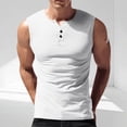 thumbnail image 3 of Mgmyaa Men's Tank Top Quick Dry Henley Neck Summer Workout Muscle Sleeveless Shirts for Swim Beach Bodybuilding, 3 of 8