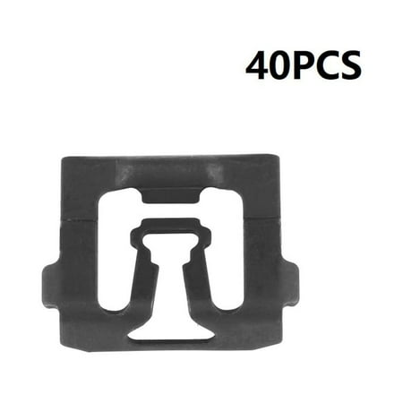 Zyutaosan 40Pcs Windshield & Rear Window Trim Molding Clips C5Zz6543413-B For Ford 1964-1993