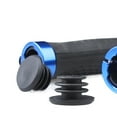 thumbnail image 2 of LABSERRON Ergonomic Handlebar Grips 1 Pair Blue Aluminum Alloy for Bikers, 2 of 8