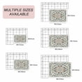 thumbnail image 6 of Green Orange Boho Outdoor Rug 3x5 Ft, Non Slip Washable Area Rug, Abstract Medieval Vintage Ethnic Floral Patio Rugs Carpet Runner, Large Floor Mat for Indoor/Outdoor Deck Porch Camping, 6 of 8