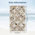 thumbnail image 4 of Abstract Geometric Marble Large Beach Towel - Plush Thick Cotton Pool Towel, Adult Beach Towels, 4 of 17