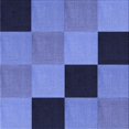 thumbnail image 1 of Ahgly Company Machine Washable Indoor Square Transitional Sky Blue Area Rugs, 8' Square, 1 of 7