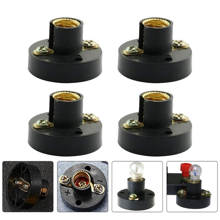 Miniature light bulb clearance sockets