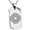 Silver, variant on Stainless Steel Celtic Eternity Knot Engraved Dog Tag Pendant Necklace