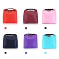 thumbnail image 6 of Insulated Lunch Bag - Small Cooler Bag with Zip, Mini Thermal Shopping Tote, Portable Picnic Bag for Work, Outdoor Travel, Hiking, Camping - Nylon, Easy Clean, Foldable Design, 6 of 7