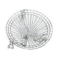 thumbnail image 4 of Hanging Fruit Basket with 3 Levels, Kitchen Fruit Hanging Basket Made of Metal - Basket Storage Organizer for The Fruit, Vegetables And Plants, Silver, 4 of 7