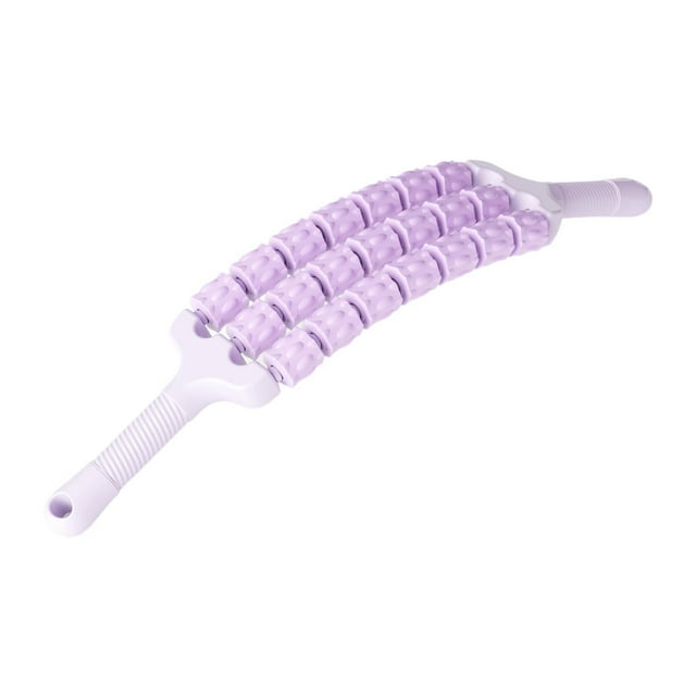 Siruishop Bâton de Massage Équipement de Gym Rouleau Musculaire pour Sports Domestiques Cuisses Violet