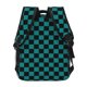 thumbnail image 4 of Fotbe Black And Teal Checkerboard Mochila Casual con Estampado para Escuela, Viajes y Actividades al Aire Libre - Duradera, Ligera y Cómoda, 4 of 5