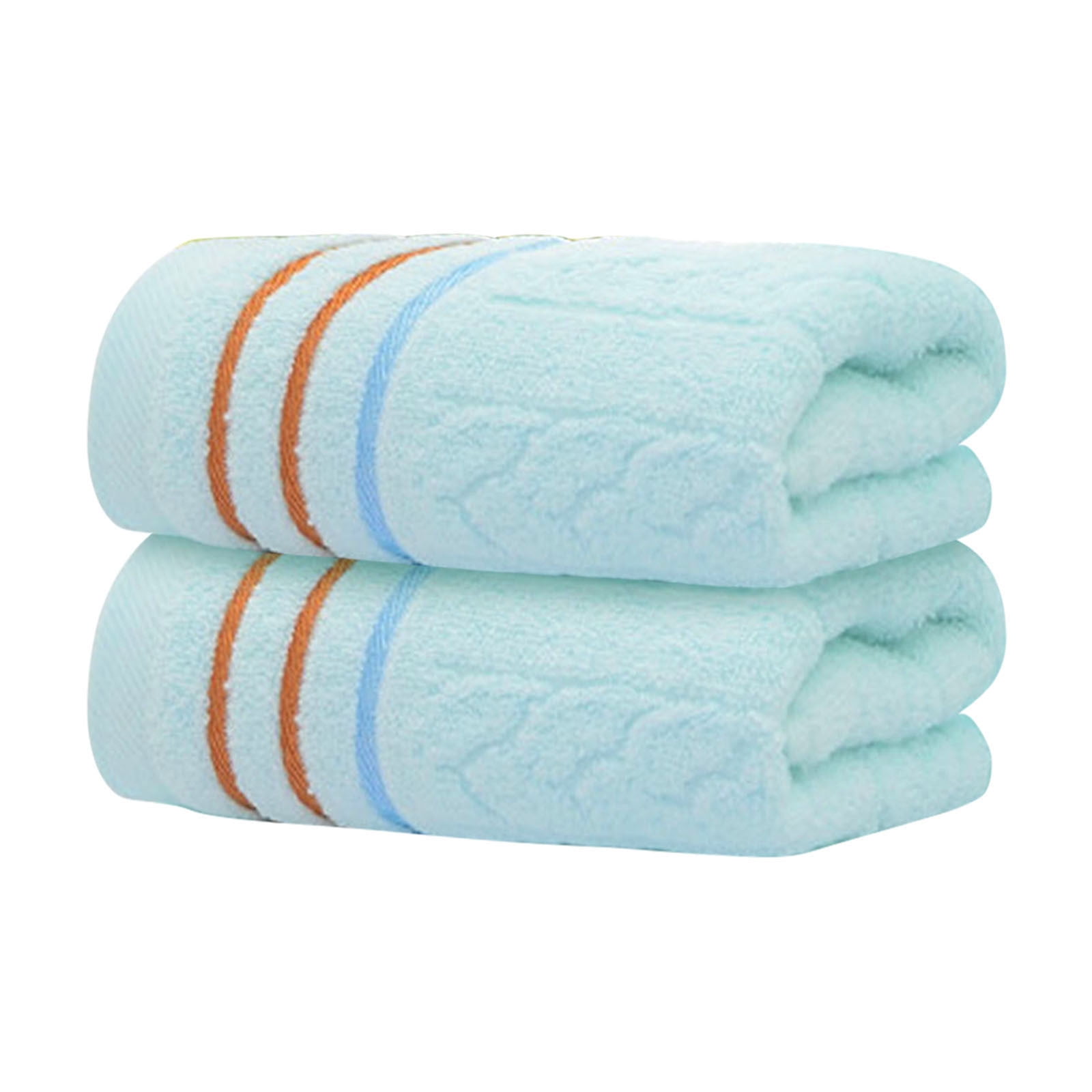 Dolce Mela TW140-2-PI Unisex 100 Percent Cotton Waffle Bath Towels Pistachio - Set of 2