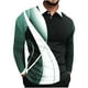 thumbnail image 1 of Blusa y camisa de manga larga con cuello vuelto para hombre, jersey de solapa de manga corta, top deportivo de manga corta con solapa, blusa de poliéster para hombre, 1 of 4