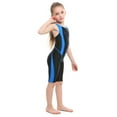 thumbnail image 5 of LYMAYTER Kids Toddler Girls One Piece Swimsuits Little Girls Solid Color Bikini Bathing Suit for 4-11 Years Swim Team Practice Swimwear, 5 of 7