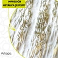 thumbnail image 4 of Pie De Árbol De Navidad Christmas Tree Skirt 122cm De Diámetro Modelo Aureo Color Blanco Con Impresión Metálica Dorada Tela Plush Fabric Decoración Navideña Artego, 4 of 7