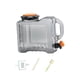 thumbnail image 2 of Contenedor de agua con tapa y mango con grifo, multifunción, dispensador de bebidas, portador de almacenamiento de agua para beber al aire libre 5L, 2 of 9
