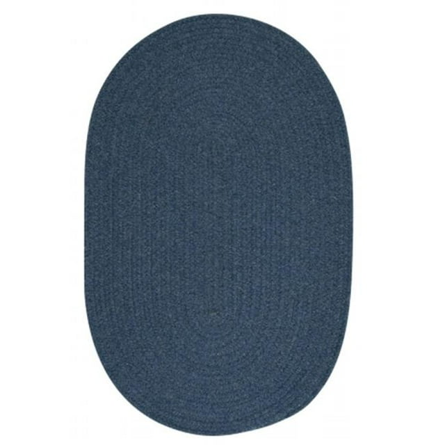 Colonial Mills Rug WL01R024X120 Bristol - Federal Blue 2 ft. x 10 ft. Braided Rug