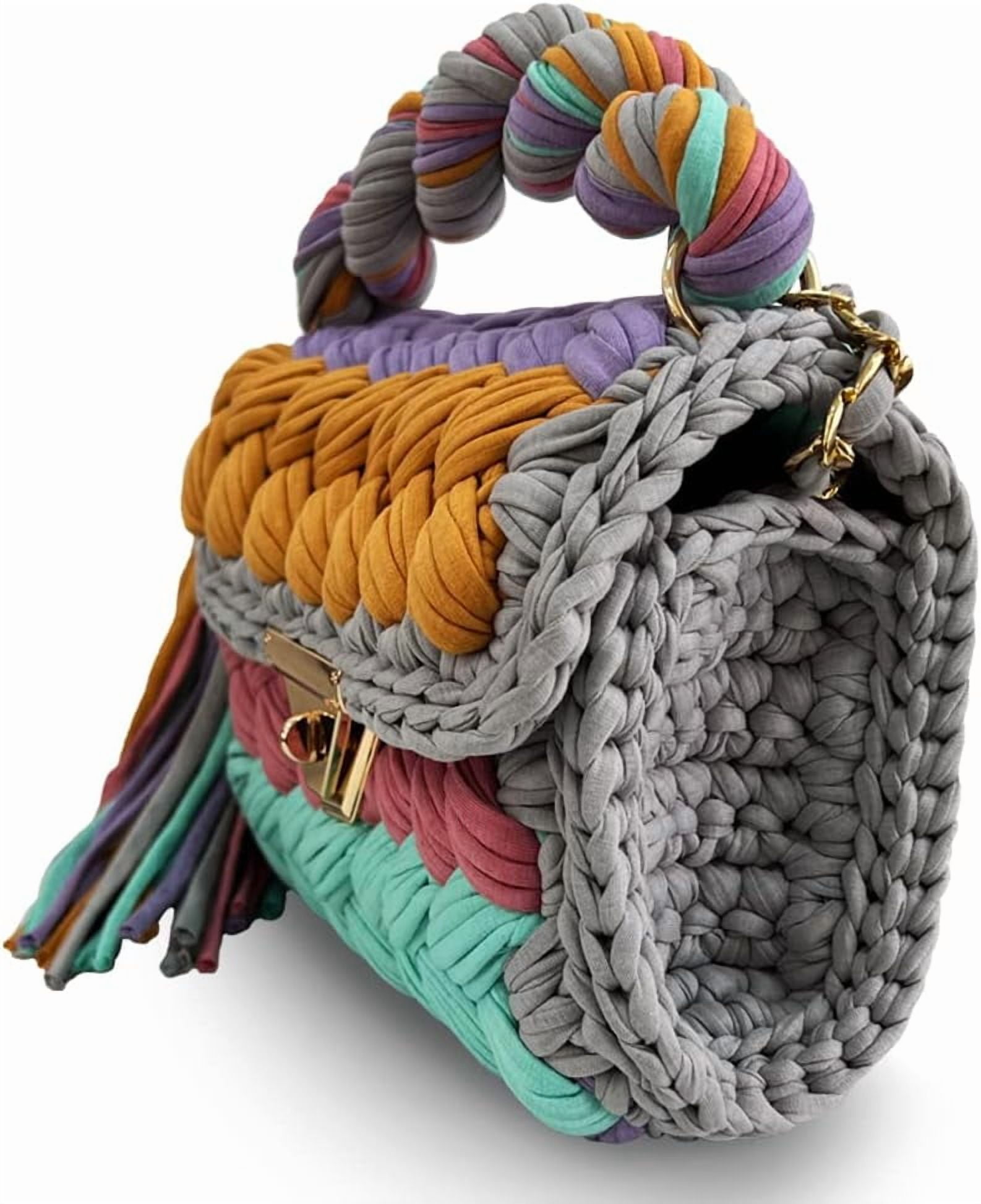 Evening Clutch Bag for Women, Handmade Crochet Wedding Party Purse, Small Flap Formal Crossbody Handbag Evening Clutch