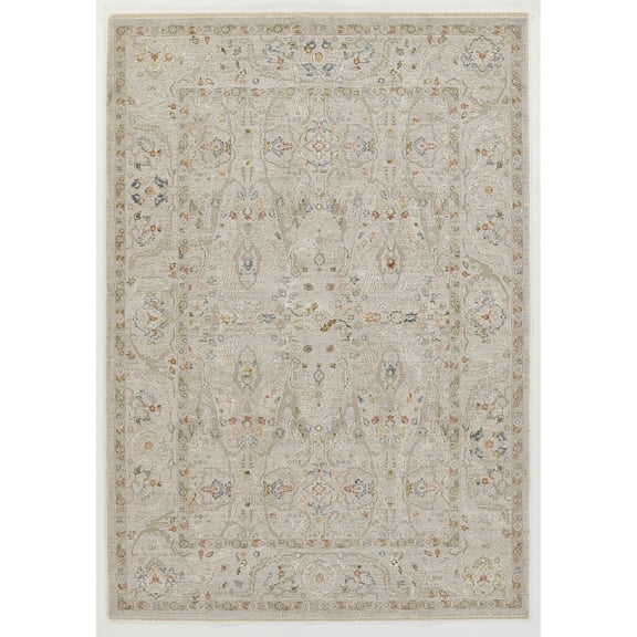 Momeni Rugs Morgan 2 Area Rug, 5'3" X 7'3" Beige Carpet for Living Room, Bedroom, Hallways, Bathroom, and Home Office