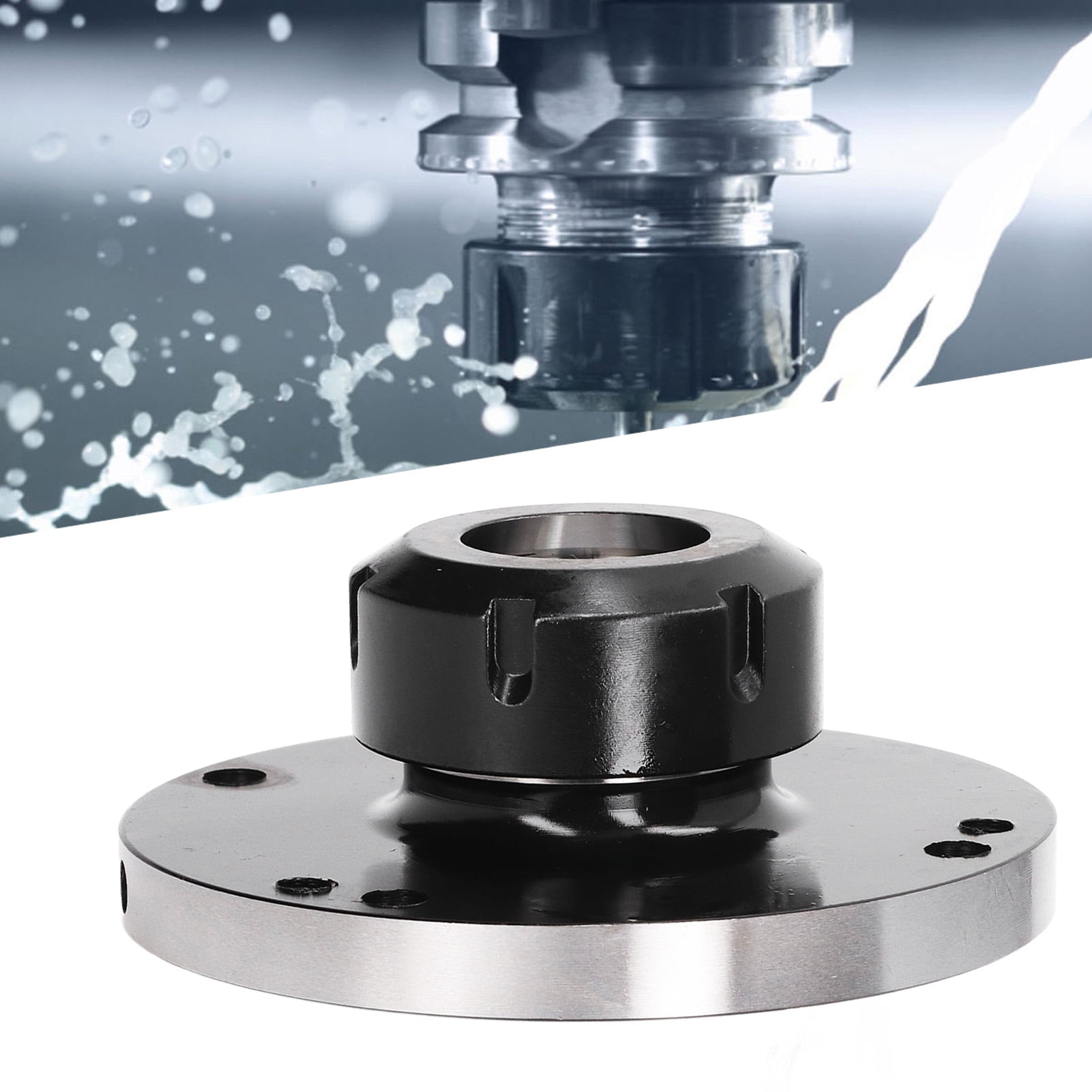 Collet Chuck, 7 Holes 125mm Diameter High Hardness Lathe Tool For CNC - View #8