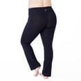 thumbnail image 3 of Rainbeau Curves Basic Compression Bootcut Pant, Women's Plus Black 14/16, 3 of 4