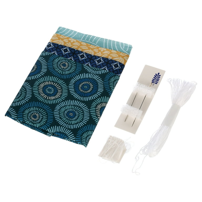 FREEBLOSS 4pezzi Filo Sashiko in 4 colori Matassa Sashiko 4 * 100 M filo da ricamo in puro cotone Filo Sashiko giapponese Colori di base per quilting e ricamo Kit Sashiko Forniture