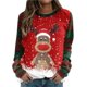 thumbnail image 3 of Suéteres navideños feos, suéteres de gran tamaño, sudaderas con estampado divertido en 3D para fiestas navideñas, sudaderas para fiestas, cumpleaños y Navidad, 2024, 3 of 5
