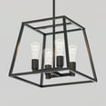 thumbnail image 3 of Artika Carter Modern Mid-Century Chandelier, Black, 3 of 7