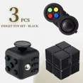 thumbnail image 2 of 3-Piece Fidget Toy Bundle for Ultimate Stress Relief - Sensory Toy Set with Fidget Pad, Infinity Cube and Controller - Perfect Office Gift for Bar, 2 of 5