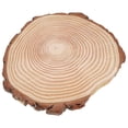 thumbnail image 4 of Rebanadas de madera natural ANGGREK kit de madera sin terminar Círculos de madera irregulares con corteza, 4 of 8