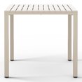 thumbnail image 6 of WestinTrends Playa 31.5" Iron Metal Frame Outdoor Square Patio Dining Table, Sand, 6 of 16