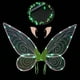 thumbnail image 3 of Alas de hadas para niñas, alas de mariposa iluminadas para adultos, disfraz de hada LED para mujer, fiesta de disfraces de Halloween, 3 of 6