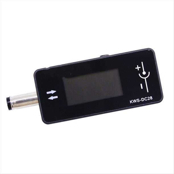 KWS-DC28 Pantalla Digital TFT HD de 0,96 Pulgadas, Amperímetro de Voltaje CC, Medidor de Potencia, Comprobador de Carga de Teléfonos Móviles, Detector para Electricistas