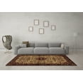 thumbnail image 3 of Ahgly Company Indoor Round Persian Brown Traditional Area Rugs, 4' Round, 3 of 4