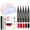 color5, variant on Nail Art UV Gel Kit with Acrylic False Finger Pump Glue and Art Pusher Tools, 15-Piece Manicure Set, 5x5ml Gel Bottles, DIY Nail Extension Kit, Home Salon Nail Art Tools, Women Makeup Organizers