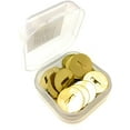 thumbnail image 7 of Brass Washers for Paper Fasteners, 1/2 Inch Slotted Brass Gold-Plated Round Metal Brads for Scrapbooking, Crafts, Making DIY, and More (100 Pack) by Officewerks, 7 of 7