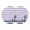 Purple, variant on Anchor Red Round 13 Inch Placemats Set of 8, Modern Navy Blue White Striped Nautical HeatResistant Non Slip Place Mats for Dining Table, Wipeable Braided Kitchen Table Mats for Housewarming