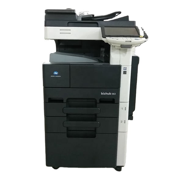 Konica Minolta Bizhub 363 Mono Laser Printer Scanner Copier, 36 PPM, Duplex, A3 MFP