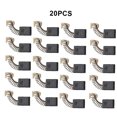 thumbnail image 4 of Electric Motor Carbon Brushes Universal Motor Replacement Repair Parts 20PCS Model 153 Construction Hardware/Daily Hardware, 4 of 7