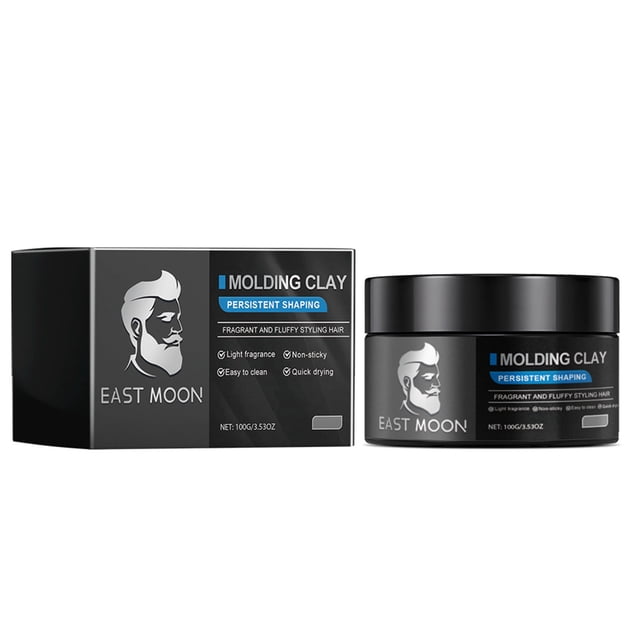 Cera para cabello teñido para hombres, larga duración, peinado, definición y volumen, adecuada para todo tipo de cabello, 100 g